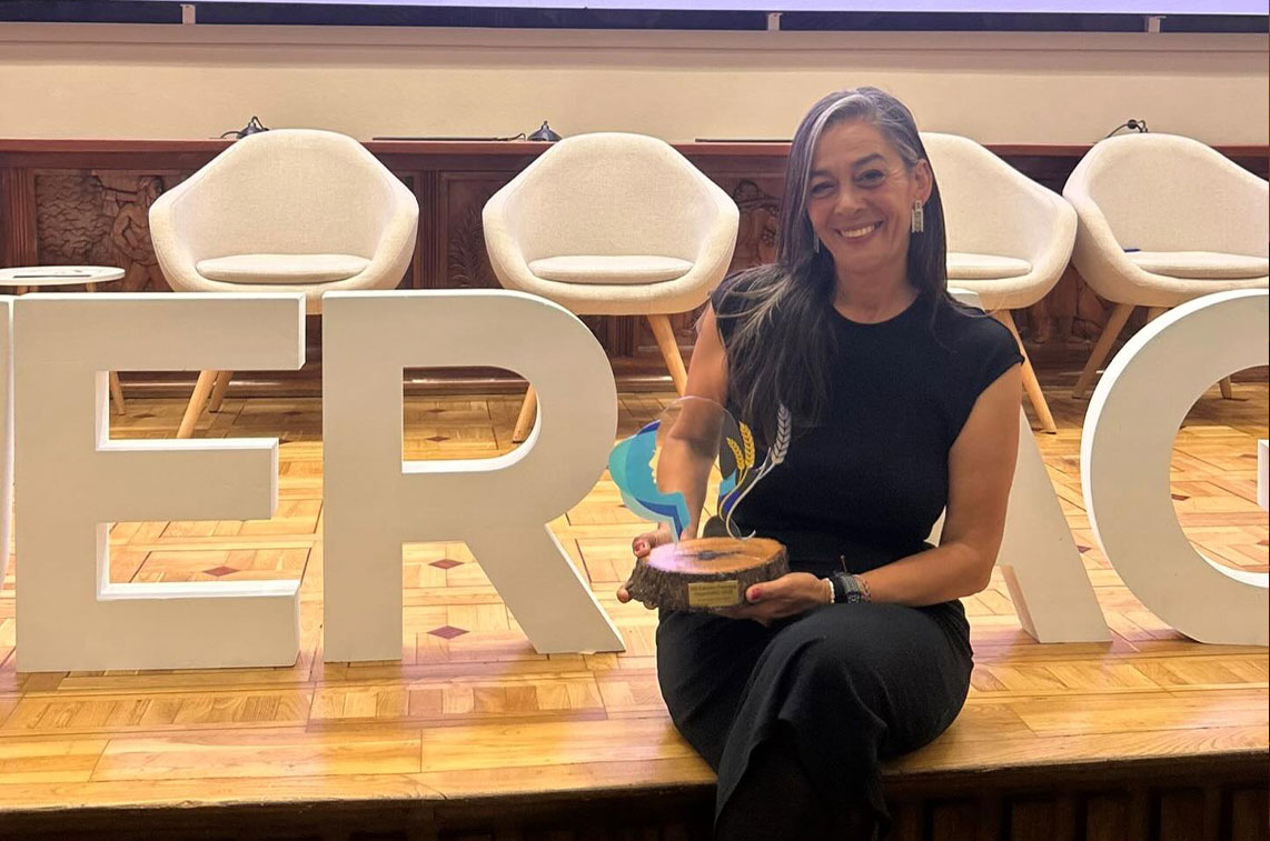 En Madrid recibí un premio que me emocionó profundamente. VIII Premios Mujer AGRO