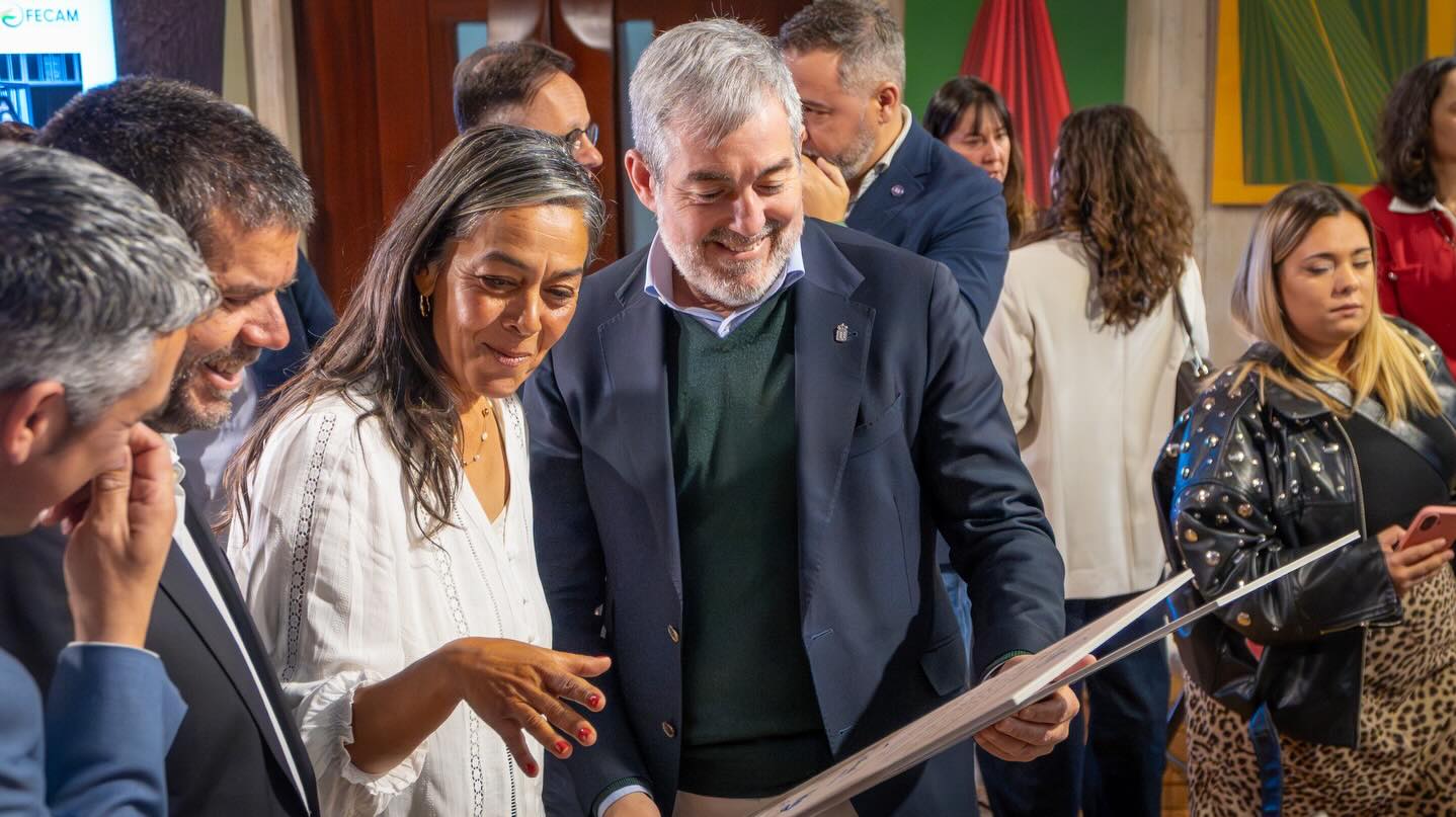 Hoy fui la encargada de leer la Declaración institucional del Gobierno de Canarias en el acto con motivo del Día Internacional de las Mujeres