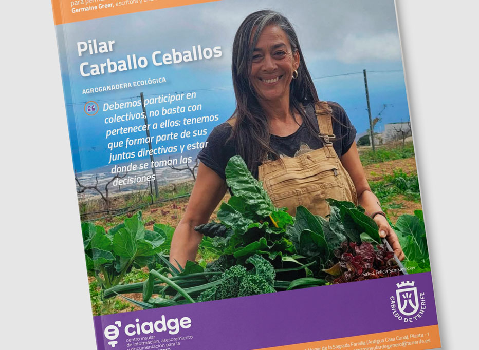 Soy portada del boletín informativo de CIADGE «Tenerife Violeta»